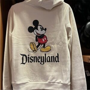 Disneyland crystal bedazzled Mickey hoodie NWT